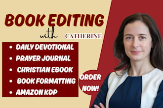 edit format christian ebook daily devotion prayer journal design, amazon kdp