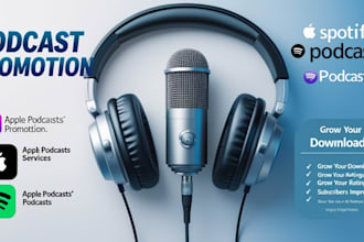 promote your podcast organically and boost downloads with strategic marketing
