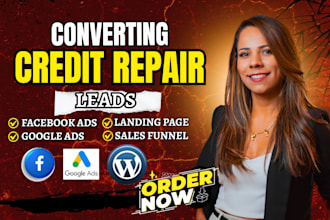 generate exclusive credit card repair leads credit restoration leads generation