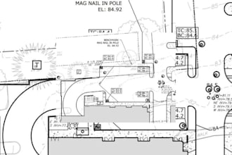 do grading plan, site plan, city permit 3d action figure, bag design, food truck