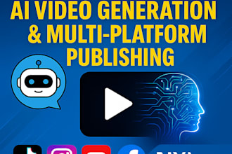 build an automated ai video generation and social media publishing system, n8n