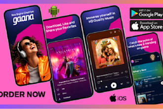 develop music streaming app streaming website music app live streaming website