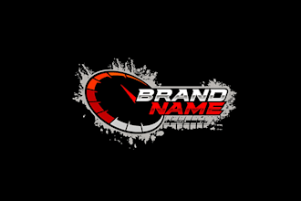 design car wash trucking, garage, racing and auto care logo