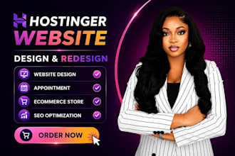 hostinger website design, redesign hostinger website design hostinger website