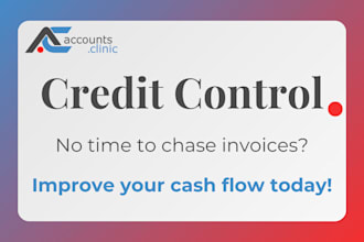 provide credit control service by chasing overdue invoices