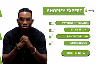 build shopify store or dropshipping ecommerce store