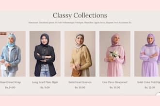 set up a modern, elegant shopify store for islamic fashion and abaya collection