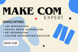 setup make com automation, make com, make automation, made com