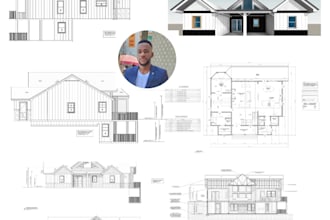 draw cad architectural plans, blueprint for construction