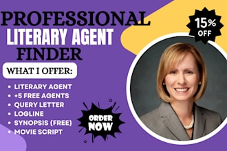 find active literary agents for your movie script, screenplay, tv series