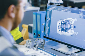 design 3d models,technical drawings and simulations in catia