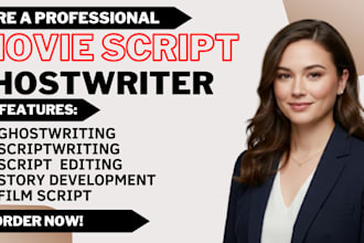 ghostwrite movie scripts screenplays tv series and film scripts
