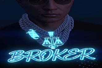 create custom iced out chain, jewelries, gang pocket flag for fivem or gta 5