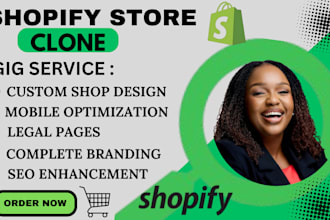clone migrate redesign shopify store shopify landing page shopify dropshipping