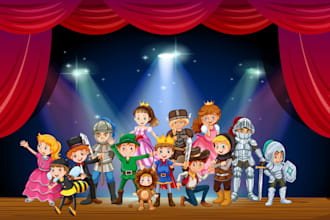write and sing original nursery rhymes and song for you