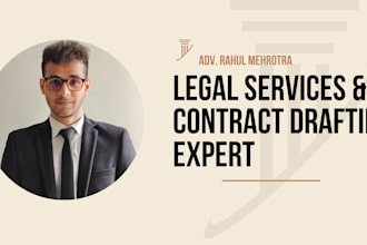 draft and review contracts to cater you legally