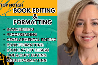 proofread, edit, format memoir, nonfiction, fiction developmental book editor