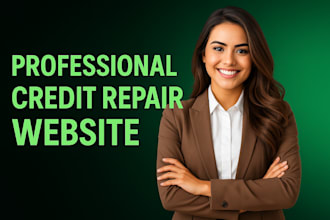 professional credit repair website in 24h   SEO ready