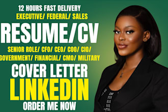 write senior director usajobs federal executive government military vip resume