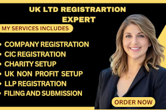 setup your charity , do cio registration ,do nonprofit  , re apply rejected cic