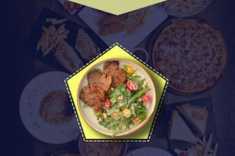 design attractive restaurant menu, printable digital menu