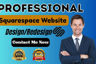 build, edit, design or redesign your squarespace website to boost sales