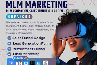 mlm sales funnel, mlm promotion, mlm affiliate recruitment funnel, mlm website