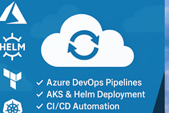 setup kubernetes, docker, and ci cd pipelines on azure or AWS