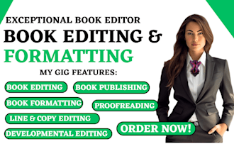 book editor, developmental, line editing, proofreading for your novels and books