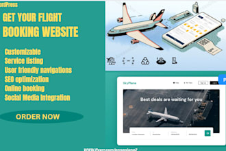 develop a flight booking website airline booking website travel booking website