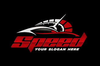 make unique auto detailing, car wash, car detailing and automotive logo design