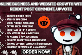 manage reddit post comment for business ai crypto product, website saas app link