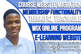 upload course, video, pdf, quiz,workbook to udemy, canvas lms,wix online program