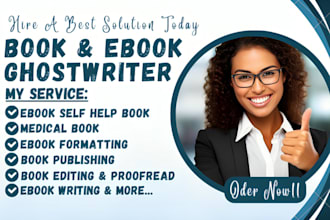 publish amazon KDP book,ghostwrite nonfiction medical ebook,self help book write
