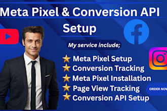 setup meta pixel tracking facebook, instagram, youtube ads campaign convert API