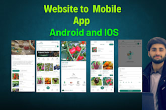 convert your ecommerce website to mobile app android and ios using flutter