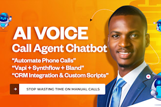 build ai voice agent using vapi, synthflow, bland to automate phone calls