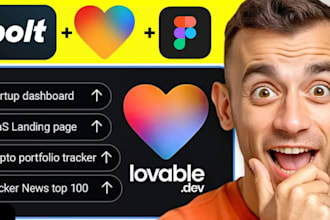 build website web application with bolt new ai lovable ai
