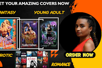 do fantasy book cover design ebook cover design and romance book cover design