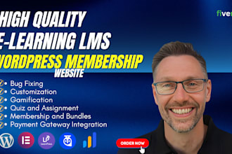 build wordpress elearning lms website with learndash tutor lms learnpress
