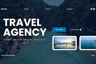design travel agency website for tour and ota listing with bokun integration