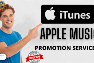 promote your song to itunes, apple music promotion to