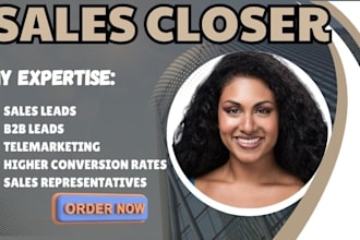 do sales closing b2b lead sales representative real estate leads