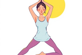 do yoga exercise workout illustration vector art