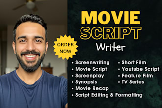 movie script writing screenplay screenwriting feature film short scriptwriting