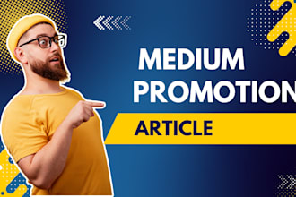 do viral  medium article promotion to real and active audience