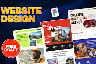 do figma website ui ux mobile app modern landing page design