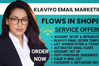 setup advance klaviyo email marketing klaviyo flows automation shopify marketing