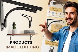 do product enhancement, retouching, photoshop manipulation and picture editing