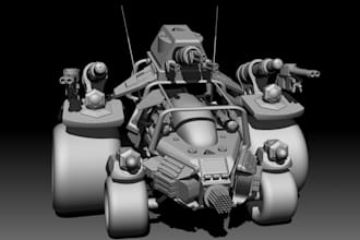 model aircraft 3d hardsurface spaceship sculpting game animation for printings